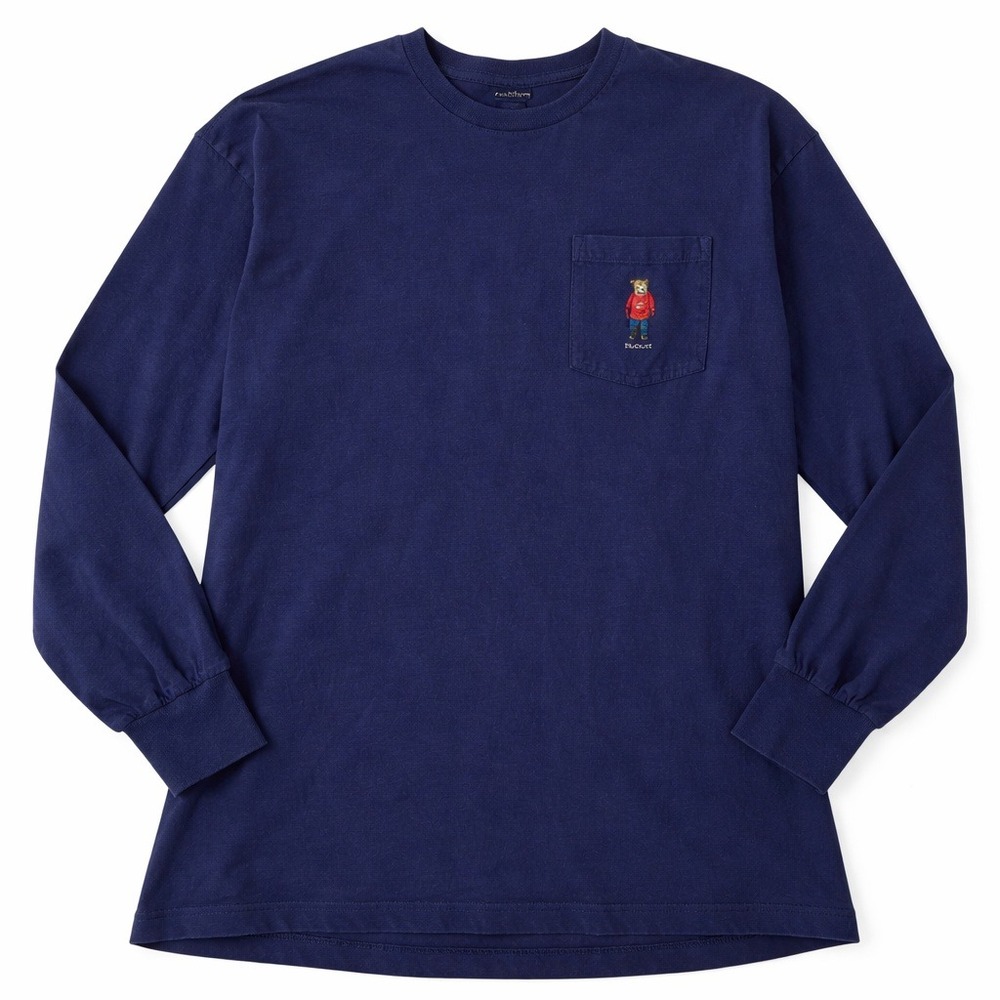 Polo Ralph Lauren Bear Pocket T-Shirt – M Navy USA Vintage